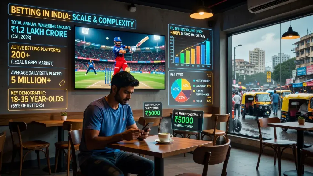 Betting in India: How Many Bets Are There, Total Wagering Amount, and Key Betting Statistics