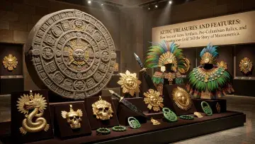 Aztec Treasures and Features: How Ancient Aztec Artifacts, Pre-Columbian Relics, and Mesoamerican Gold Tell the Story of Mesoamerica