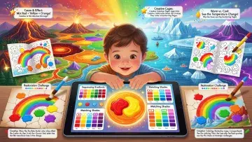 Super Color Game for Kids: Paint & Color Mixing Adventures, Rainbow Puzzles, and Creative Coloring